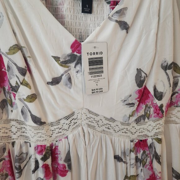 New with Tags - Torrid - Midi Length Dress - Size 1 - Picture 2 of 3